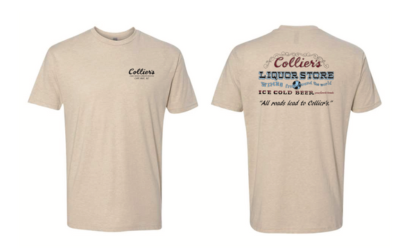 "All Roads Lead To Collier's" ~ Soft Cream Tee
