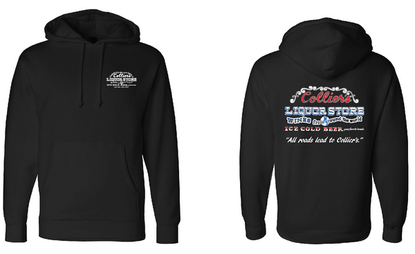 "All Roads Lead To Collier's" ~ Black Hoodie
