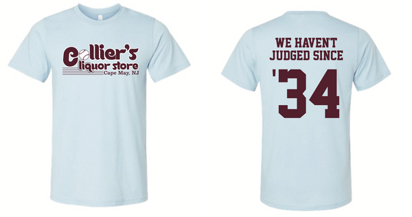 "Phillies - We Haven't Judged Since '34" ~ Heather Baby Blue Tee